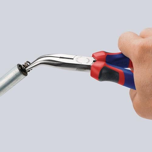 KNIPEX Flachrundzange L.160mm flachrund 40Grad gew.Comfort-Griff KNIPEX
