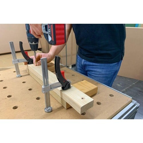 BESSEY Spannelement TW20-15-8KLI-SET Set m.2 St.150mm f.Bohrungs-D.20mm BESSEY