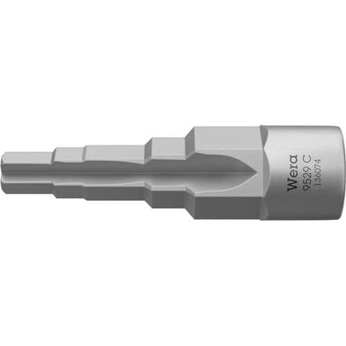 WERA Stufenschlüssel 9529 C 1/2 Zoll 5-stufig 3/8Zoll,7/16Zoll,1/2Zoll,16+21mm