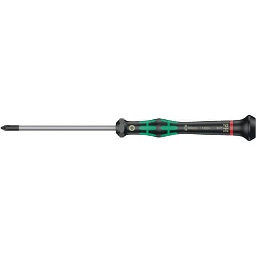 WERA Elektronik-Feinmechanik-Schraubendreher 2050 PH 1 Klingen-L.80mm WERA