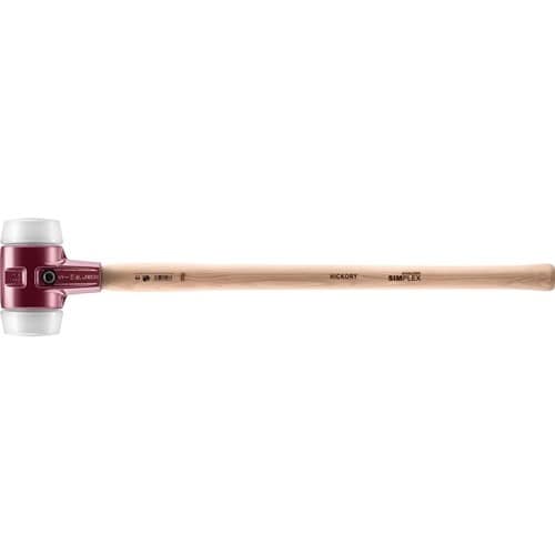 HALDER Vorschlaghammer SIMPLEX Kopf-D.80mm L.800mm mittelh.Superplastik weiß