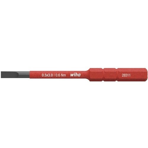 WIHA Wechselkl.SlimBit electric Schlitz 3x75mm VDE isol.WIHA