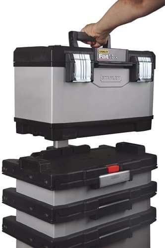 STANLEY Rollende Werkstatt B568xT389xH893mm Ku.u.Metall abnehmbare Werkzeugbox STANLEY