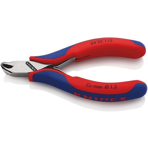 KNIPEX Elektronikvornschn.L.115mm Form 5 Facette nein spiegelpol.Mehrkomp.-Hüllen