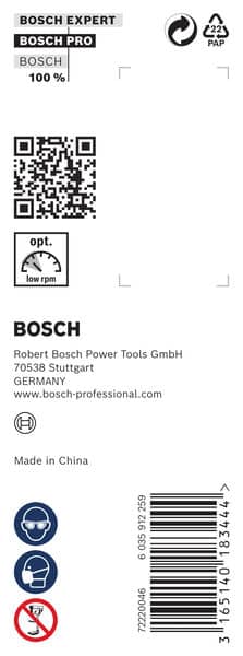 BOSCH Holzschlangenbohrer, Sechskant 25 x 170 x 235 mm, d 11,1 mm