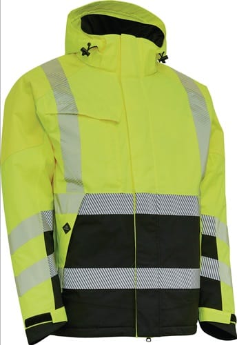 Warnschutz-Winterjacke VISIBLE XTREME warngelb/schwarz ELKA RAINWEAR