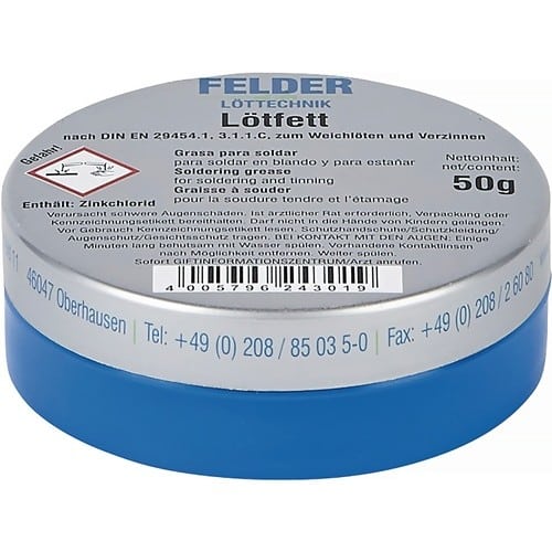 FELDER Lötfett 50g z.Weichlöten FELDER