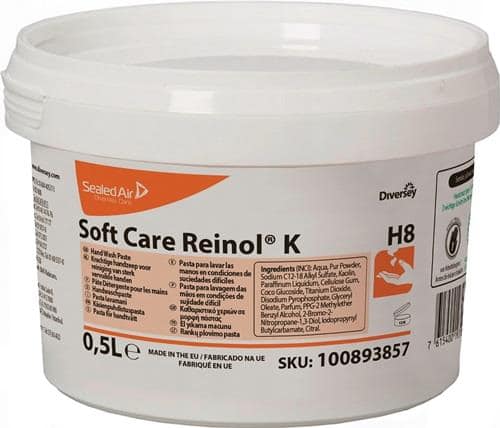DIVERSEY Handwaschpaste Soft Care REINOL K 500ml frei v.hautaggressiven Bestandteilen