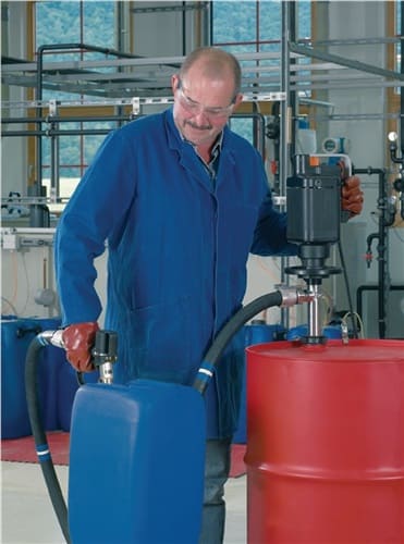 LUTZ-PUMPEN Fasspumpe elekt.Alu.Mineralöle Tauchtiefe 1000mm
