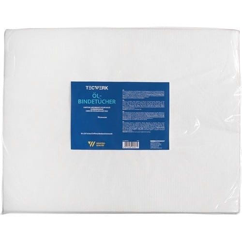 TECWERK Ölbindetücher L.40cm B.50cm S.0,5cm 10x20 Tü.Krt.TECWERK