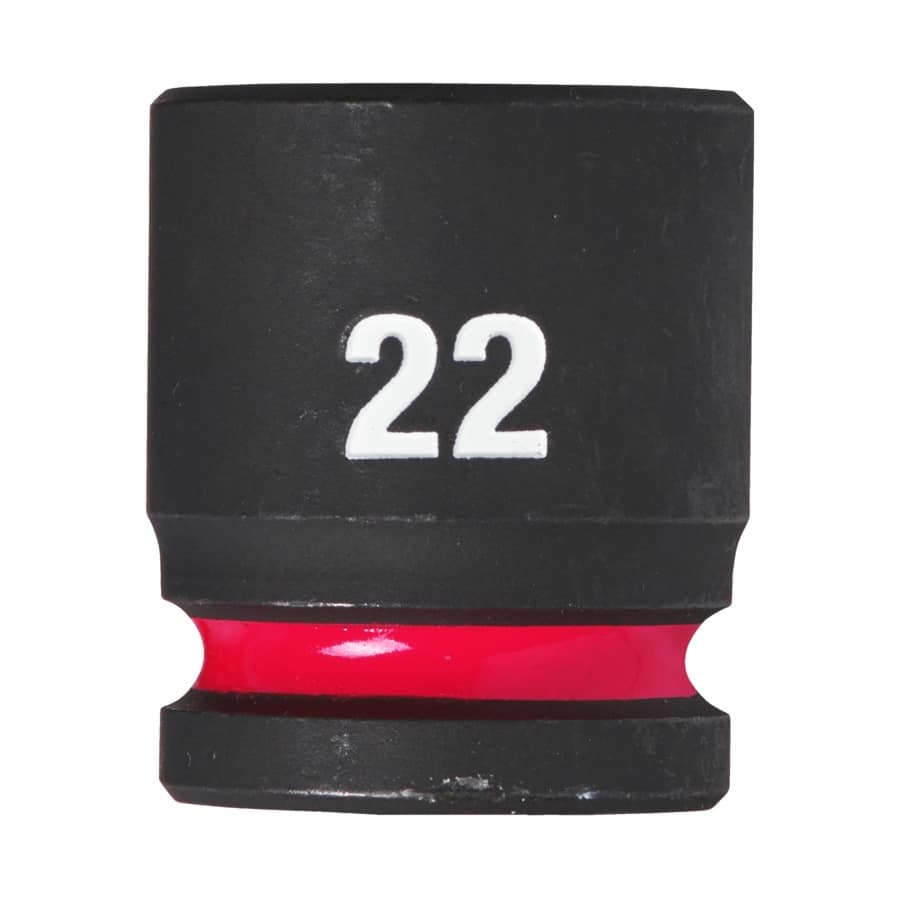 MILWAUKEE 22 x 40 mm SHOCKWAVE Schlagnuss 1/2" kurz