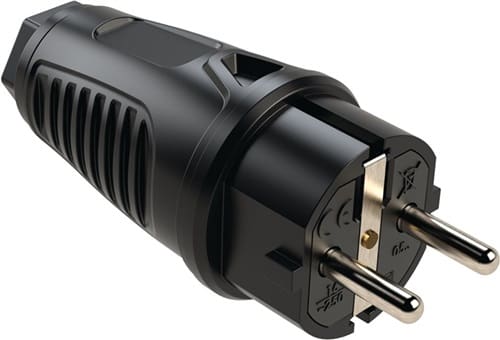 JÄGER DIREKT Schutzkon.st.10-/16 A 250 V schwarz IP54 VG JÄGER DIREKT