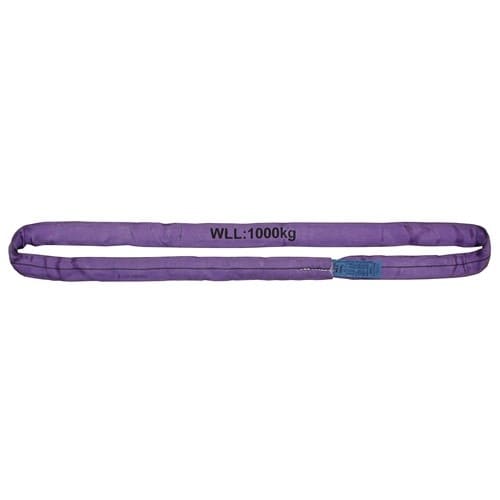 TECWERK Rundschlinge DIN EN 1492-2 Umfang 4m violett Tragf.einf.1000kg TECWERK