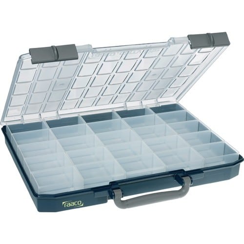 RAACO Sortimentskasten Carry Lite B415xT330xH57mm 25/1 Fächer blau RAACO