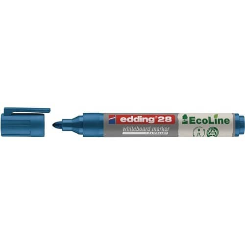 EDDING Whiteboardmarker 28 EcoLine blau Strich-B.1,5-3mm Rundspitze EDDING