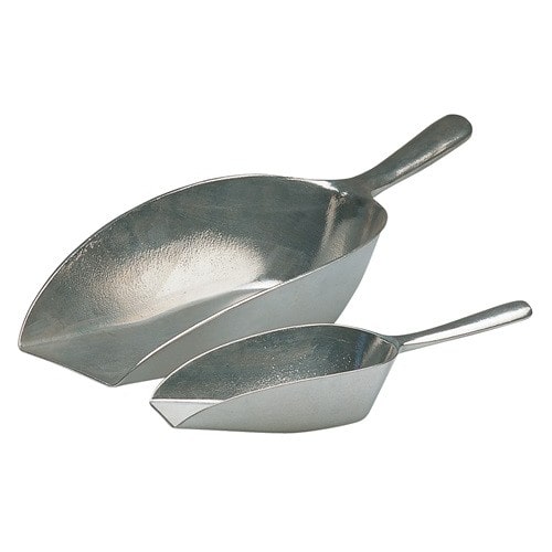 Abwiegeschaufel Alu.silber L.350mm Inh.675 ml