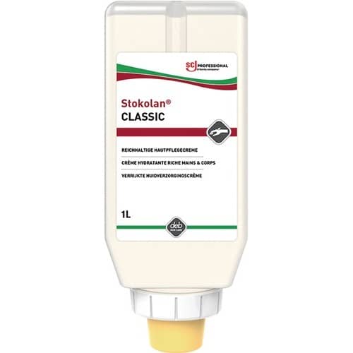 SC JOHNSON PROFESSIONAL Hautpflegecreme Stokolan® Classic 1l leicht parfümiert Softflasche