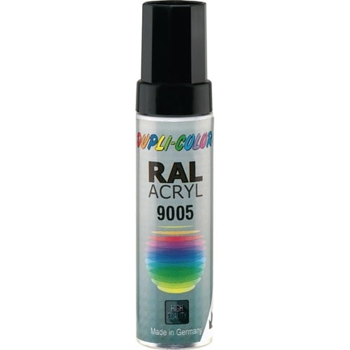 DUPLI-COLOR Lackstift tiefschwarz glänzend RAL 9005 12 ml Stift DUPLI-COLOR