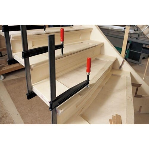BESSEY Tiefspannschraubzwinge TGNT Spann-W.600mm A.300mm Holzgriff 45x12mm BESSEY