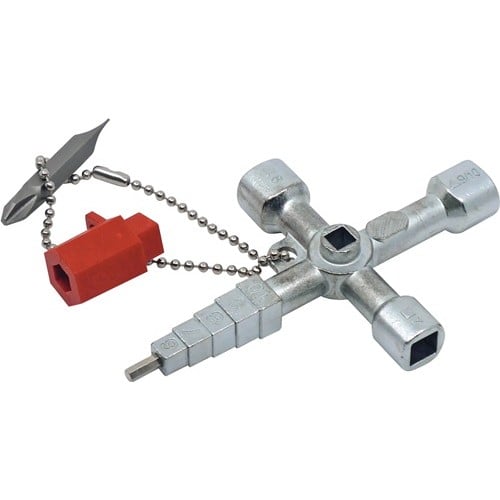 SCHUEBO Schaltschrankschlüssel 820 M03 13 Funktionen m.Bitadapter SCHUEBO