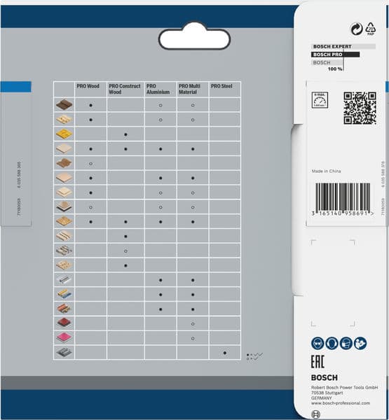 BOSCH Akku-Kreissägeblatt Standard for Steel, 140 x 1,6/1,2 x 20, 30 Zähne