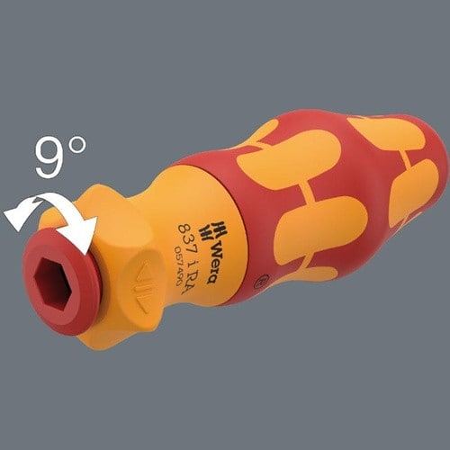 WERA Handhalter 837 i RA VDE Gesamt-L.115mm 9mm WERA