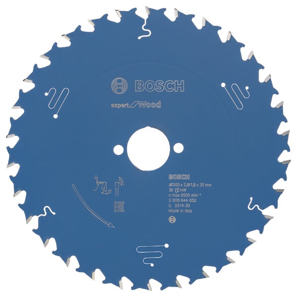 BOSCH Kreissägeblatt Expert for Wood, 200 x 30 x 2,8 mm, 30