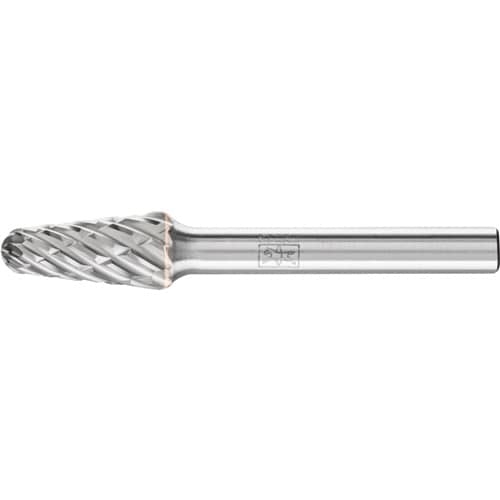 PFERD TOOLS Frässtift KEL D.10mm Kopf-L.20mm Schaft-D.6mm HM Verz.STEEL PFERD