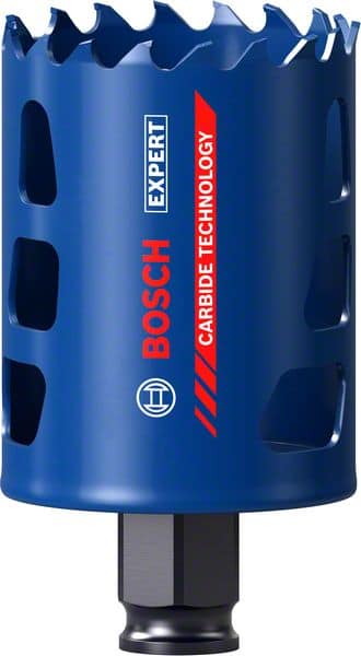 BOSCH EXPERT Tough Material Lochsäge, 51 x 60 mm. Für Dreh- und Schlagbohrer