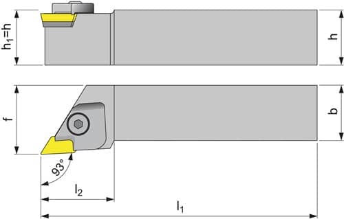 TECWERK Klemmdrehhalter CKJNL2525M16 li.vern.Außen TECWERK