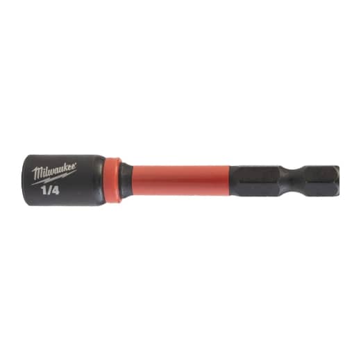 MILWAUKEE 1/4˝ x 65 mm, magnetisch SHOCKWAVE Steckschlüssel 1/4"