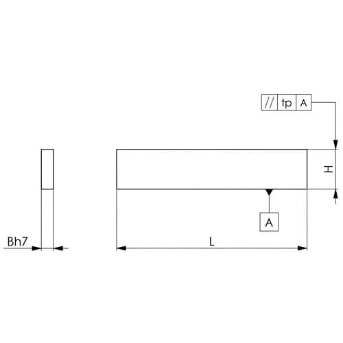 AMF Parallelanschlagpaar Nr.6350 f.Nutbreite 28mm H.100mm AMF