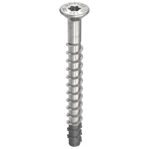 HECO MULTI-MONTI-plus F A4 7,5 x 45, Senkkopf, T-Drive, blank, Spitze phosphatiert