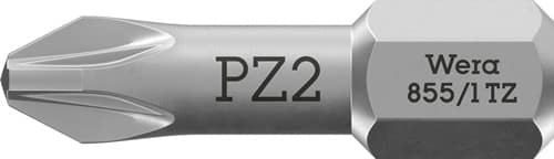 WERA Bit 855/1 TZ 1/4 Zoll PZD 2 L.25mm Torsionszone,zähh.WERA