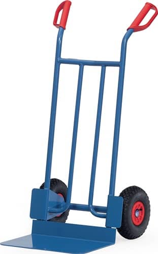 FETRA Sackkarre Schaufel-L300xB480mm H.1150mm Trgf.250kg Luft-Bereifung blau FETRA
