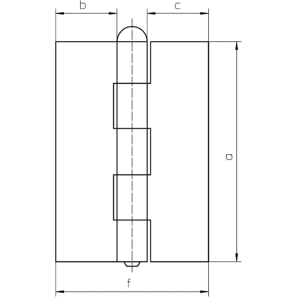 SIMONSWERK Anschweißband KF 1, 95mm,
