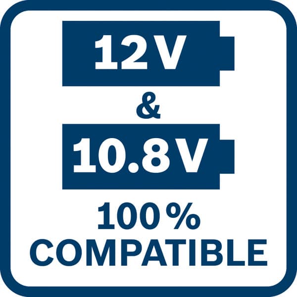 BOSCH Akku-Drehschlagschrauber GDR 12V-105, mit 2 x 2.0 Ah Li-Ion Akku, L-BOXX