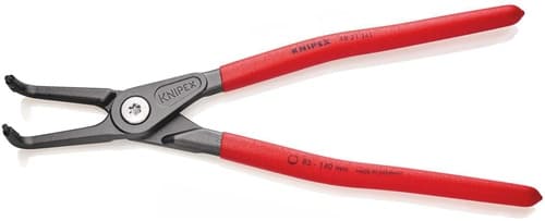 KNIPEX Präzisionssicherungsringzange J 41 f.Bohrungen D.85-140mm L.305mm KNIPEX