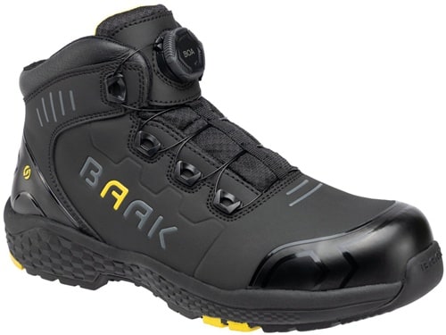 BAAK Sicherheitsstiefel Alexander Gr.47 W.11 schwarz/gelb S3S FO HRO LG SC SR ESD