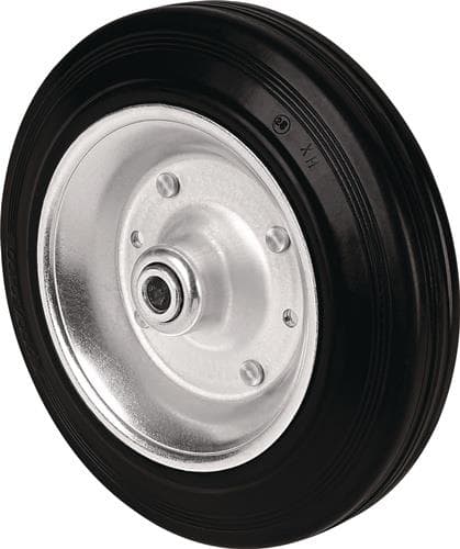 TECWERK Ersatzrad D.125mm Trgf.100kg VG schwarz Achs-D.15mm Nabenl.50mm TECWERK