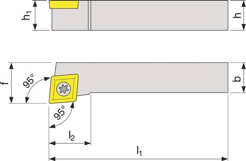 TECWERK Klemmdrehhalter SCLCL1010E06 li.vern.Außen TECWERK