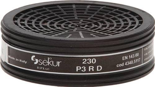 EKASTU Partikelfilter 230 EN 143 P3 f.Polimask 230/GAMMA/Silikone 2 St./Btl.EKASTU