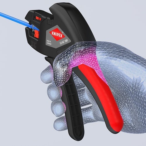 KNIPEX Automatikabisolierzange L.180mm 0,2-6 (AWG 24-10) mm² KNIPEX