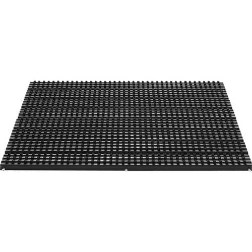 Fußmatte schwarz PP L385xB590xS22mm