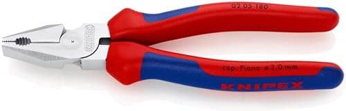 KNIPEX Kraftkombizange L.180mm verchr.Comfort-Griff KNIPEX