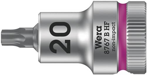 WERA Schraubendrehereinsatz 8767 B HF Torx 3/8 Zoll TORX® TX 20 L.35mm WERA