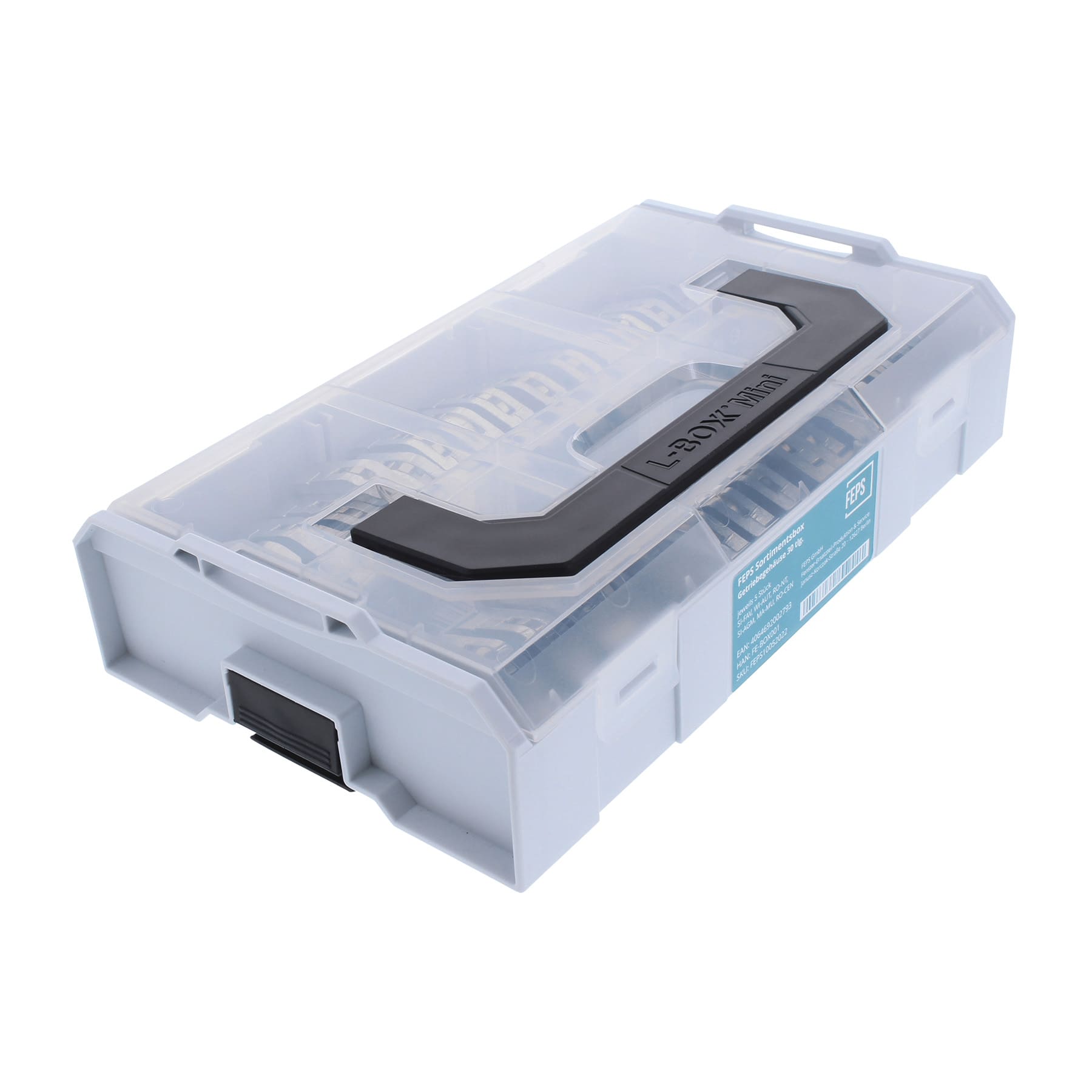 FEPS Gear Sortimentbox FE-BOX001 30 tlg. SI-FAV, WI-AUT, RO-NT, SI-AGM, MA-MU, RO-CEN jeweils 5 Stück
