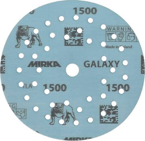 MIRKA Haftschleifscheibe GALAXY Grip Multifit 125mm K.1500 f.HO/Metall/Lack/Ku.