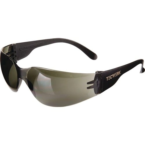 TECWERK Schutzbrille Daylight Basic EN 166 Bügel schwarz,Scheibe smoke PC TECWERK
