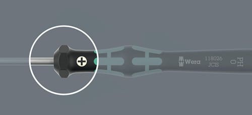 WERA Elektronik-Feinmechanik-Schraubendreher 2035 1,8mm Klingen-L.60mm WERA
